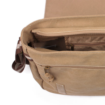 Japanese Ray Gun Canvas Messenger Bag – Retro Vintage Style Shoulder Bag