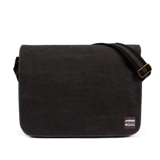 Japanese Retro Canvas Messenger Bag – Laptop, College & Travel Shoulder Bag