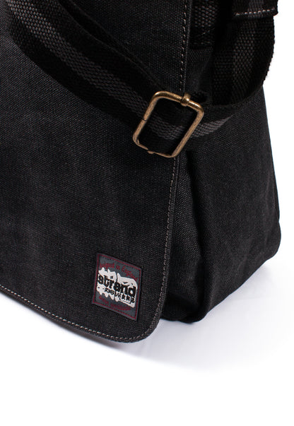Japanese Retro Canvas Messenger Bag – Laptop, College & Travel Shoulder Bag