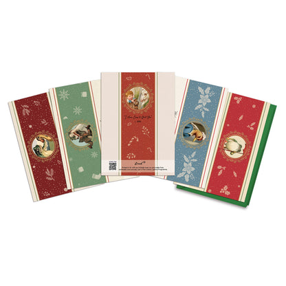 Weird Victorian Christmas Cards  – Set of 5 | Collection 2