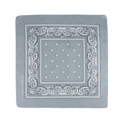 Set of 3 Bandanas – Retro Sea Blue, Black & Burgundy Paisley Print