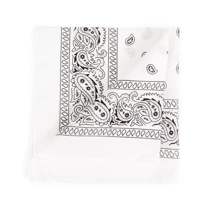 Set of 3 Bandanas – Classic Red, Black & White Paisley Print