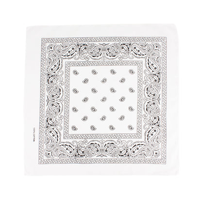 Set of 3 Bandanas – Classic Red, Black & White Paisley Print