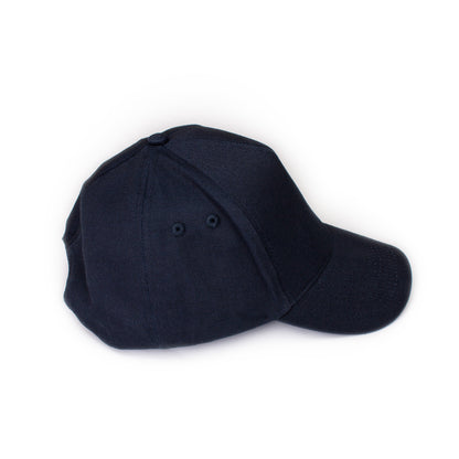 Baseball Cap with Japanese Vinyl Applique - Classic Navy Blue