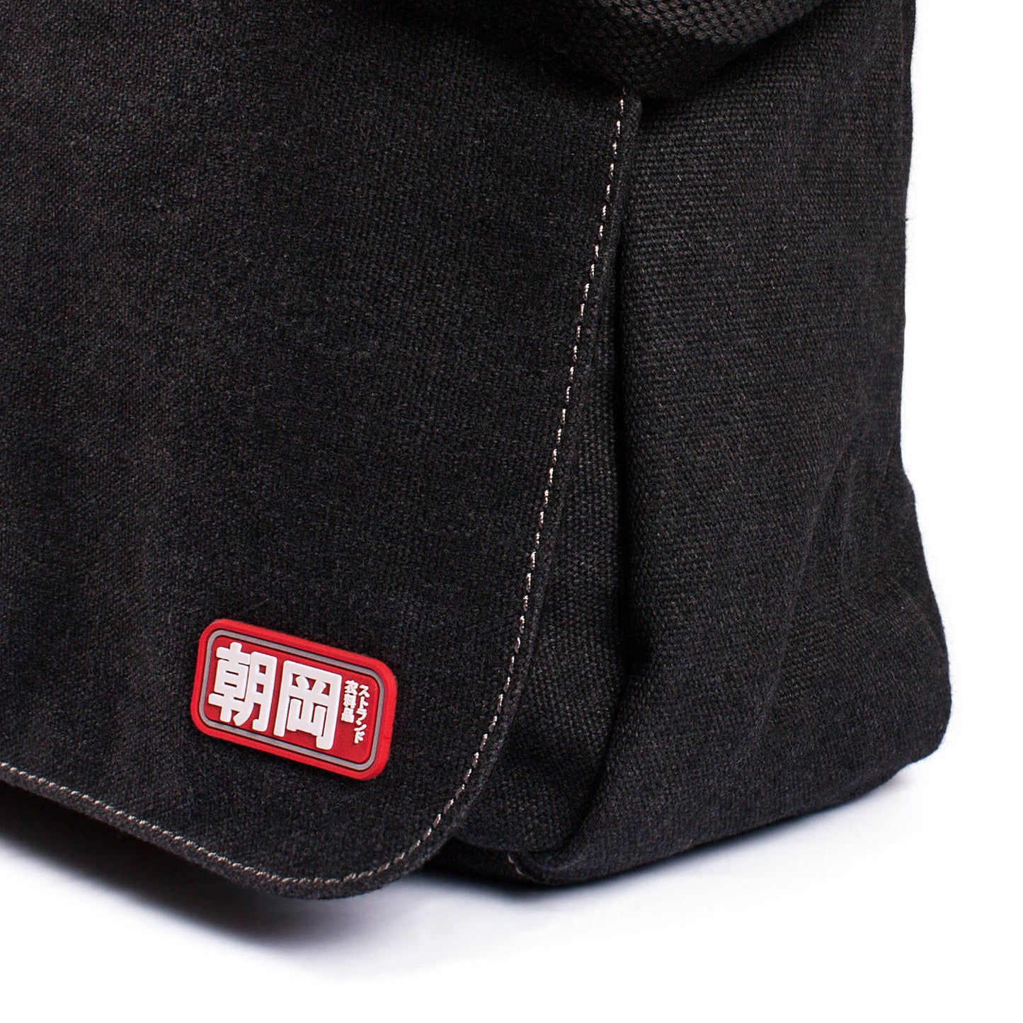 Japanese Retro Canvas Messenger Bag – Asaoka Vinyl Applique Shoulder Bag