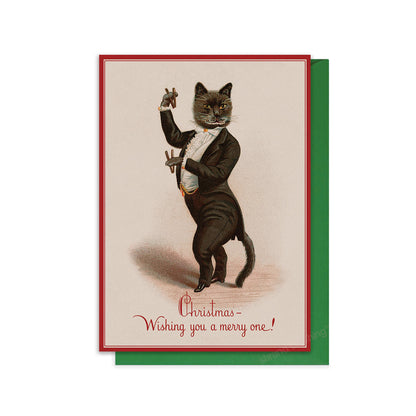 Christmas – Wishing You a Merry One! – Victorian Christmas Card