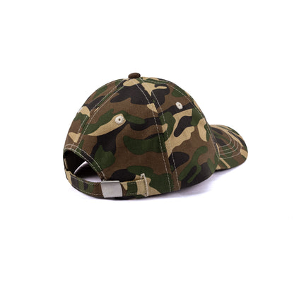 Japanese Style Camo Baseball Cap with Vinyl Detail