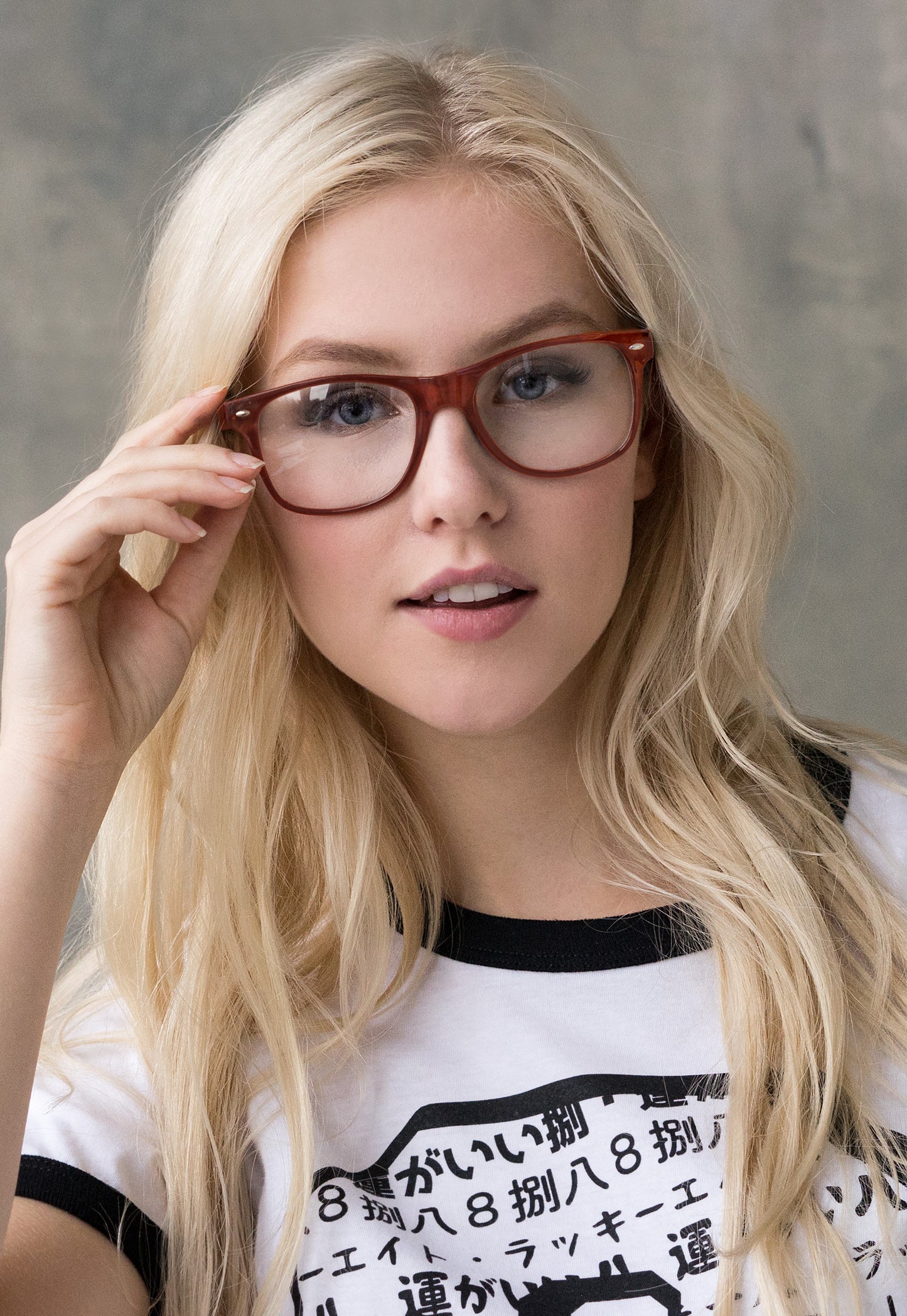 Brown Chunky Geek Glasses with Clear Lenses – Kawaii Cosplay Style