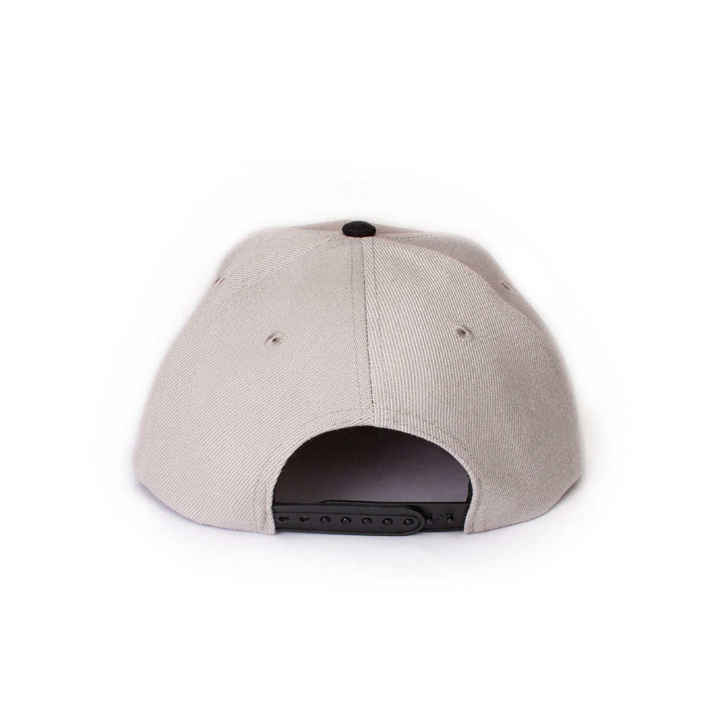 Snapback Baseball Cap with Japanese Applique – Grey with Green Underpeak