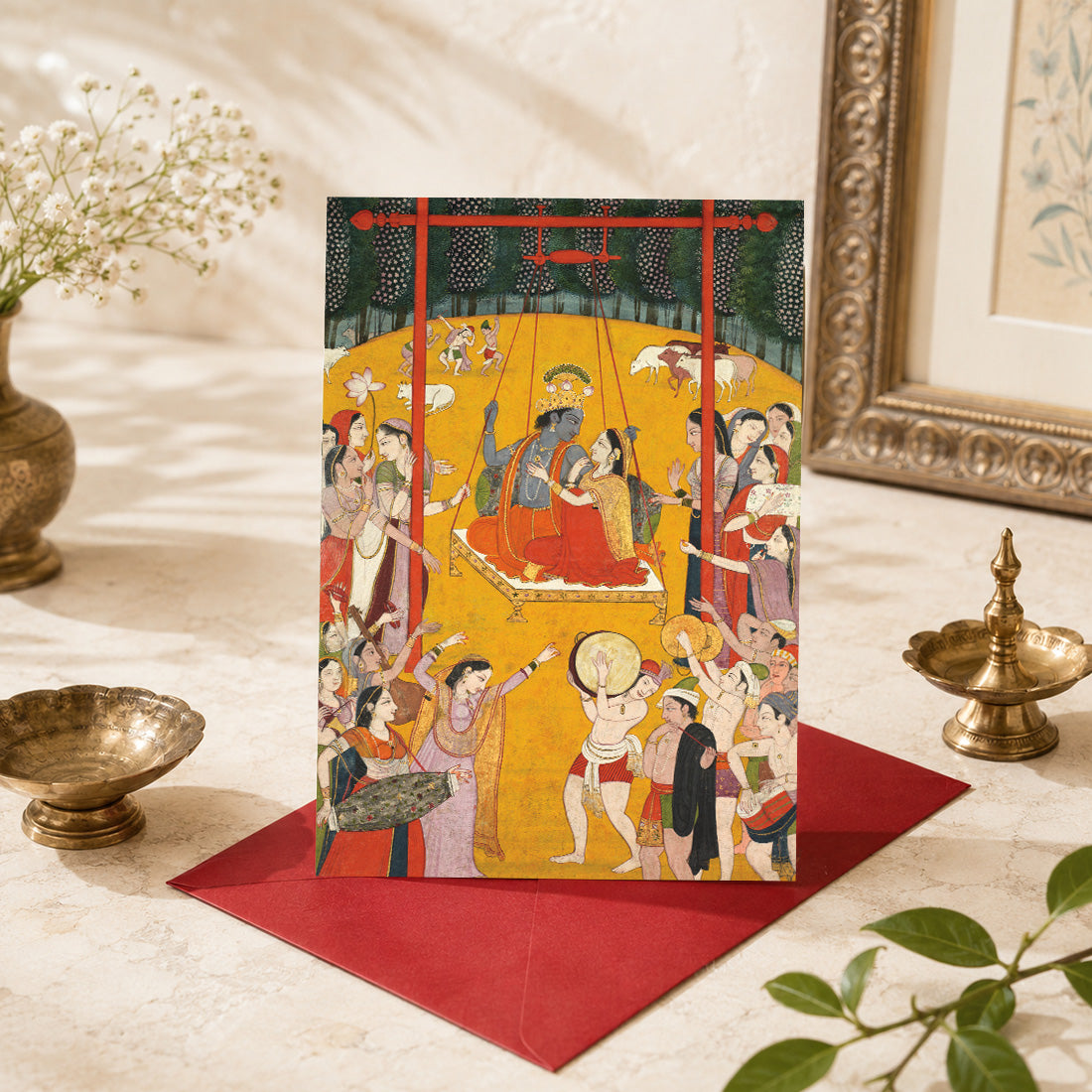 Indian Miniature Painting Art Greeting Cards – Set of 10