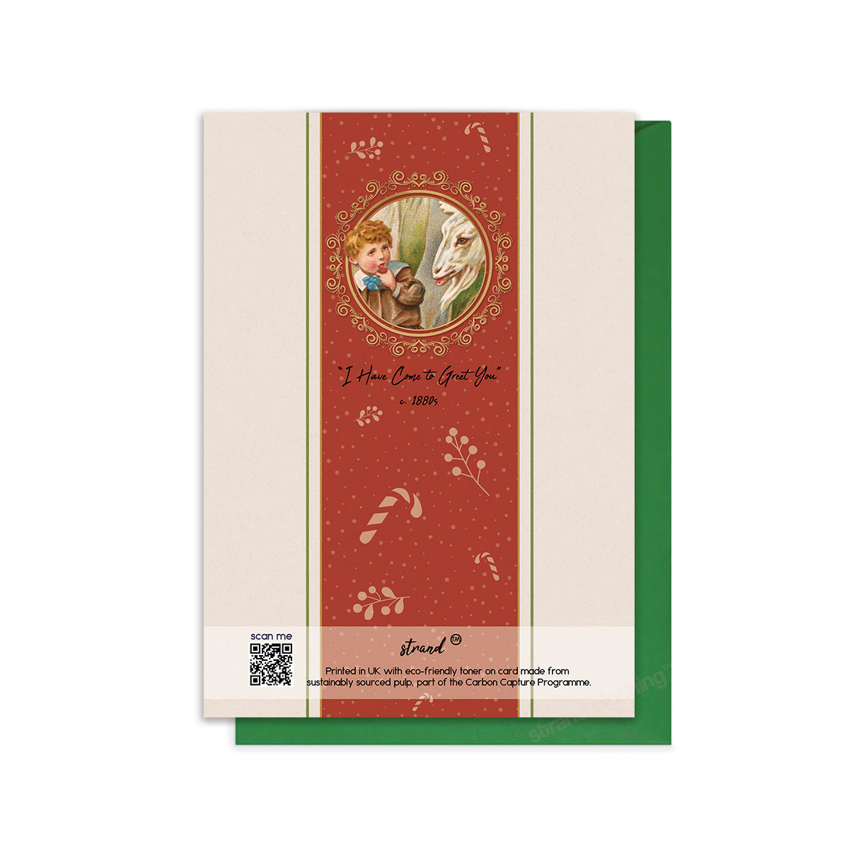 I Have Come to Greet You – Victorian Christmas Card
