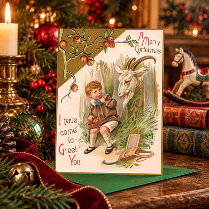 Weird Victorian Christmas Cards  – Set of 5 | Collection 2
