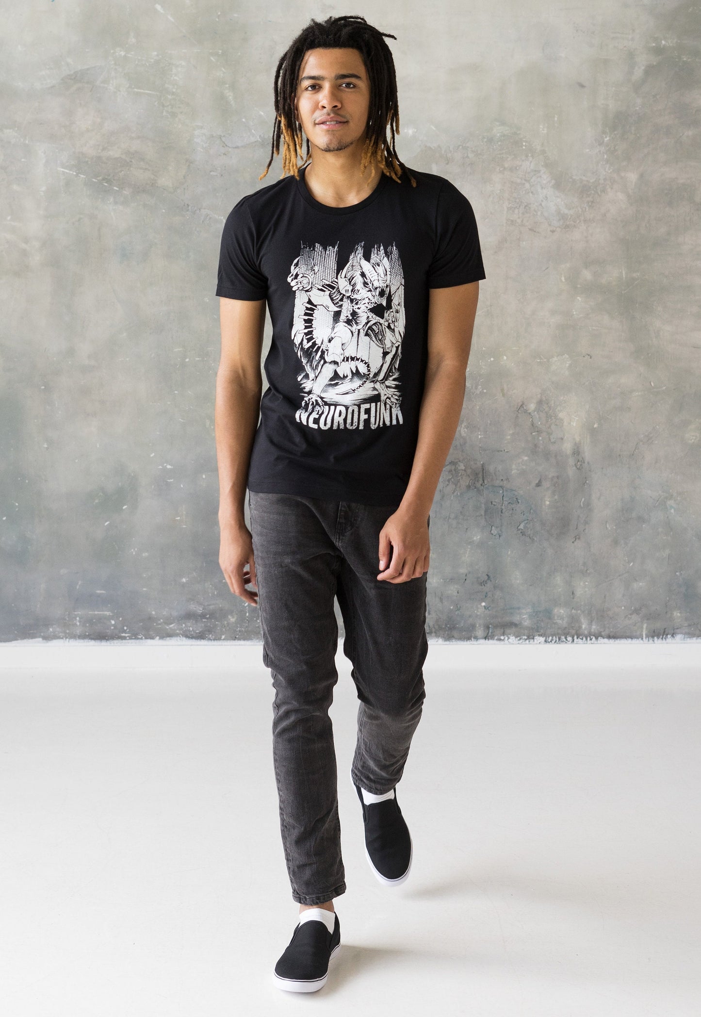 Neurofunk Invasion T Shirt Drum and Bass Alien DJ Synthesizer & Synth Music Producer Junglist Jungle EDM Sci Fi Dubstep Graphic Printed Tee