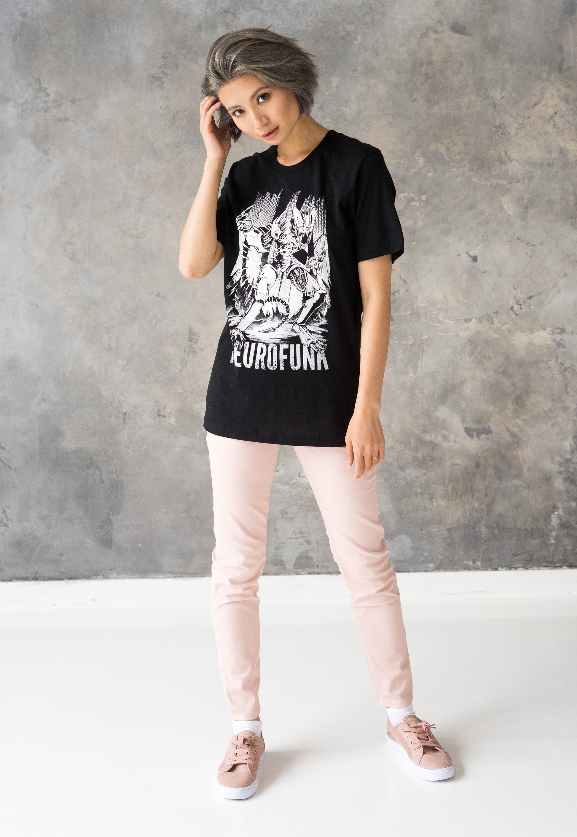 Neurofunk Invasion T Shirt Drum and Bass Alien DJ Synthesizer & Synth Music Producer Junglist Jungle EDM Sci Fi Dubstep Graphic Printed Tee
