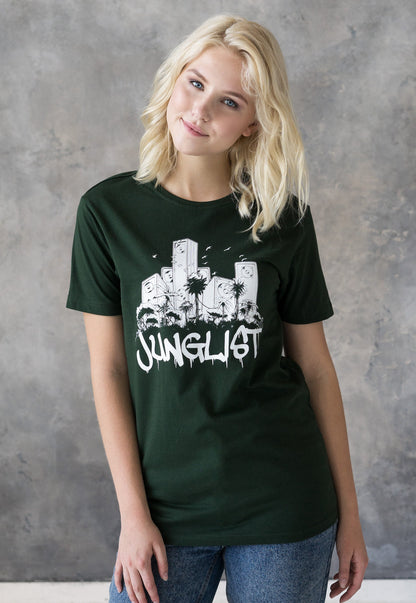 Junglist Sound System T Shirt - Jungle Massive Drum and Bass DJ & Synth Synthesizer Music Producer Festival Mens Womens Graphic Printed Tee