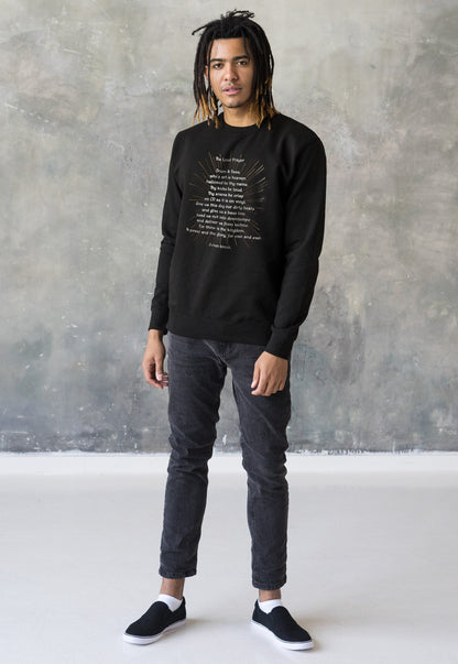 Drum & Bass Prayer Sweatshirt Junglist Neurofunk DJ Rhythm Machine Synth and Synthesizer Amen DnB Dubstep Mens Sweater Pullover Jumper Top