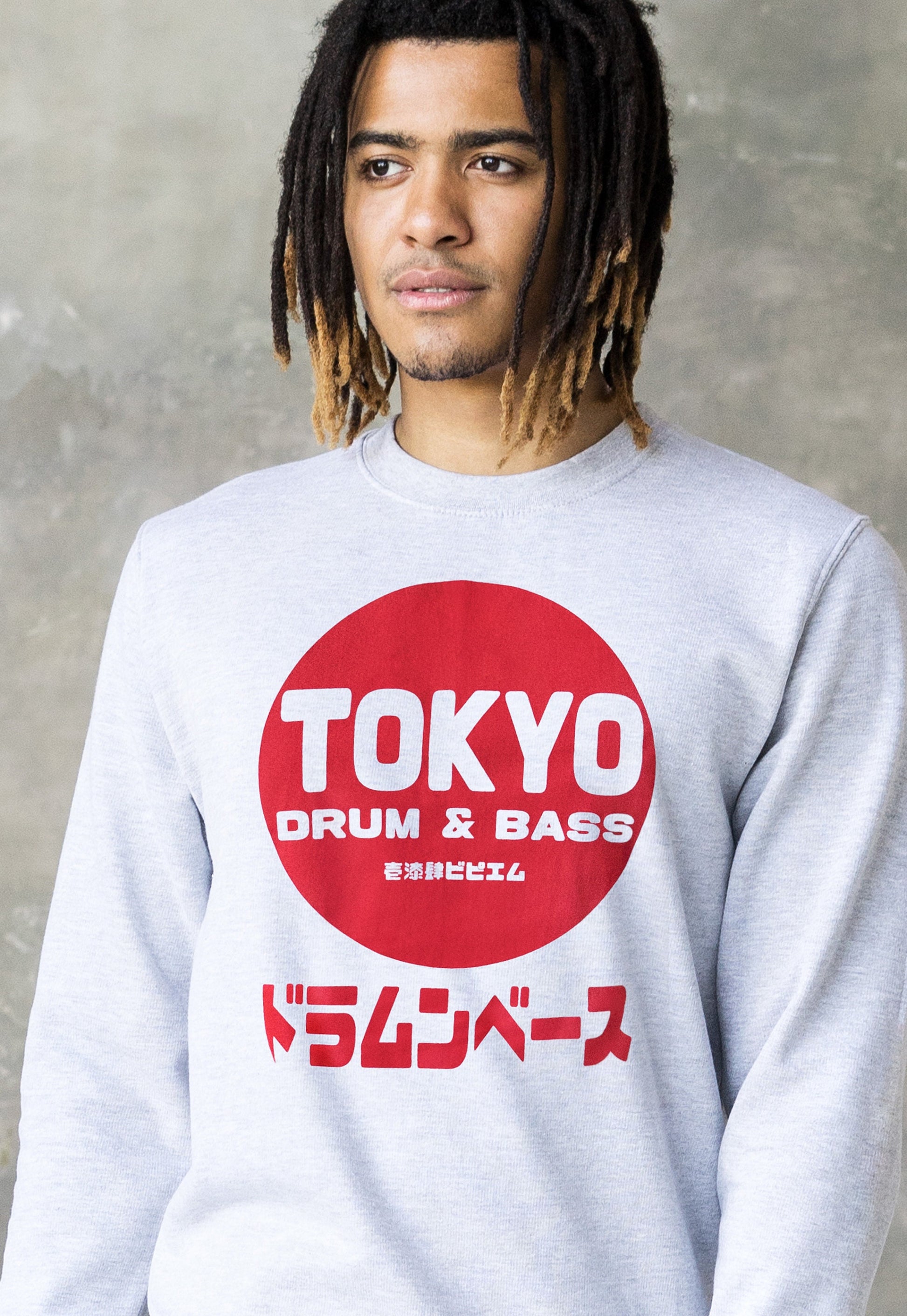 Tokyo Drum & Bass Sweatshirt Japanese Writing Japan 174 BPM Plus Size Warm Kanji Junglist Oversize Womens Printed Sweater Pullover Jumper