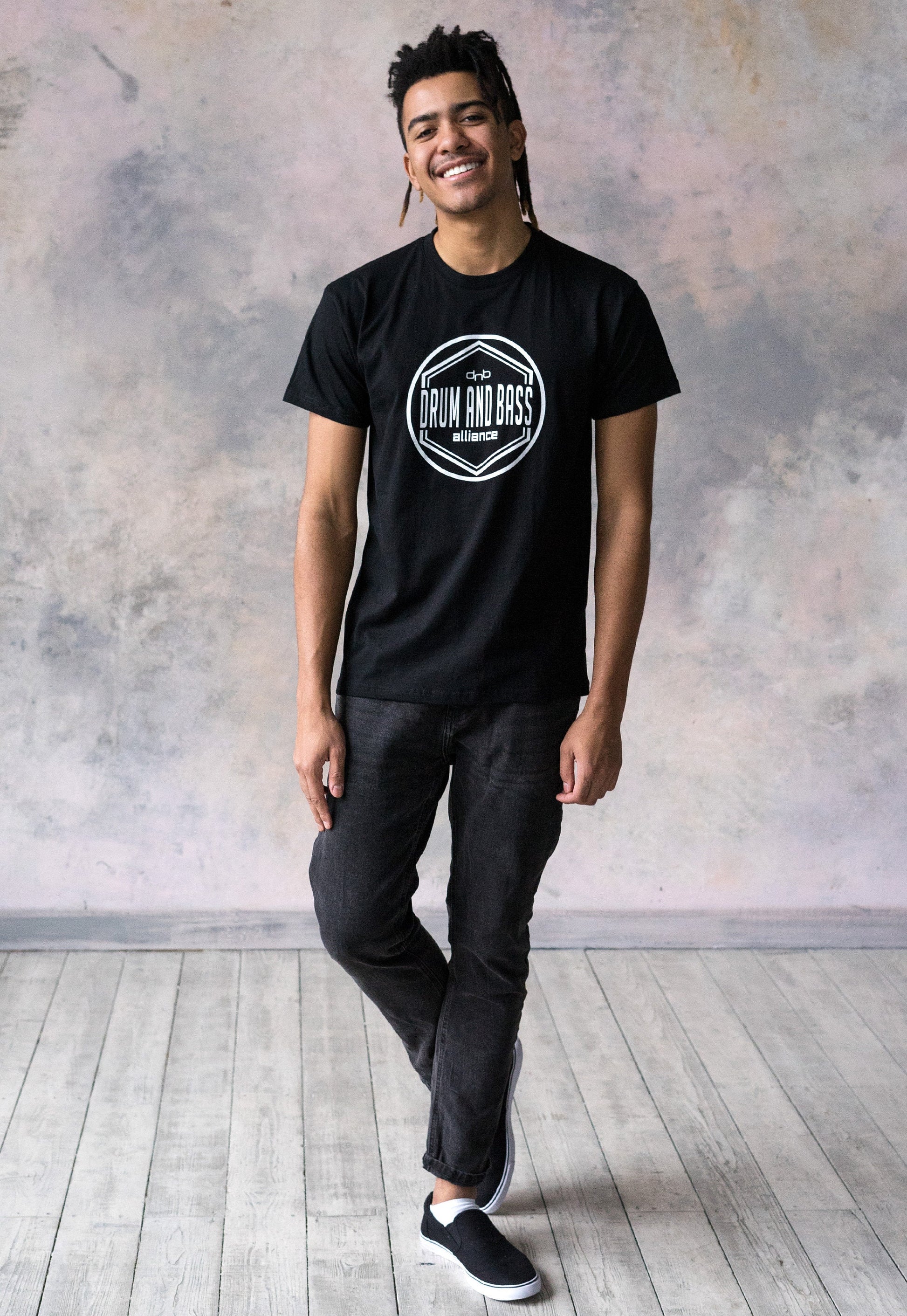 Drum and Bass Alliance Logo T Shirt Junglist Jungle Massive DJ & Synth Music Amen Synth Music Producer DnB Festival Mens Womens Printed Tee