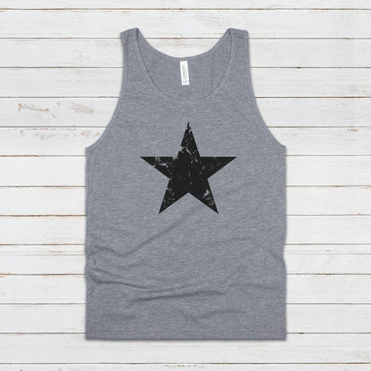 Star Ringer Tank Top Minimalist Abstract Geometric Skater Fashion Retro 70s 80s 90s Y2K Graphic Printed Women's Men's Ringer Vest Tee Cami