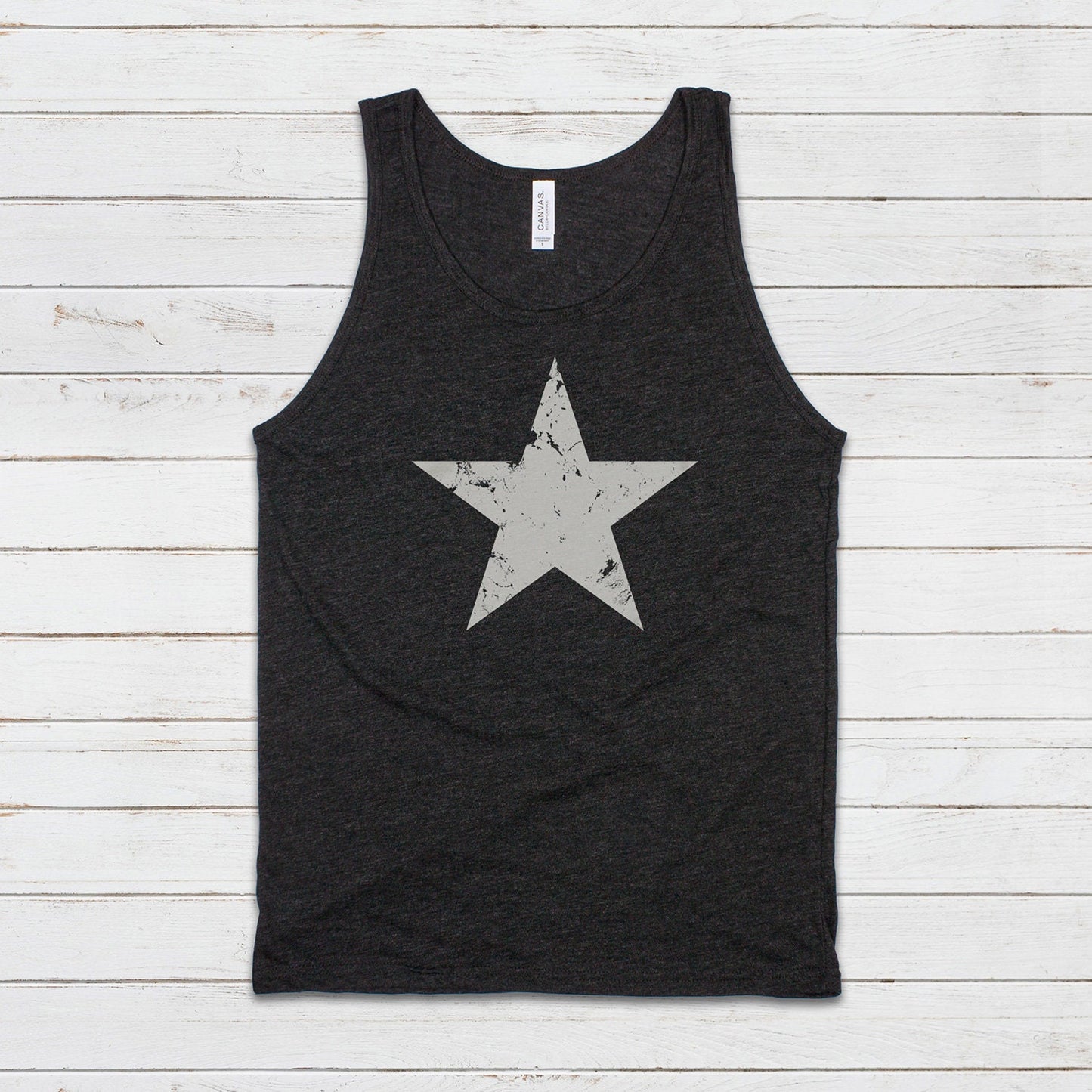 Star Ringer Tank Top Minimalist Abstract Geometric Skater Fashion Retro 70s 80s 90s Y2K Graphic Printed Women's Men's Ringer Vest Tee Cami