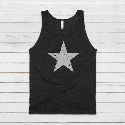 Star Ringer Tank Top Minimalist Abstract Geometric Skater Fashion Retro 70s 80s 90s Y2K Graphic Printed Women's Men's Ringer Vest Tee Cami