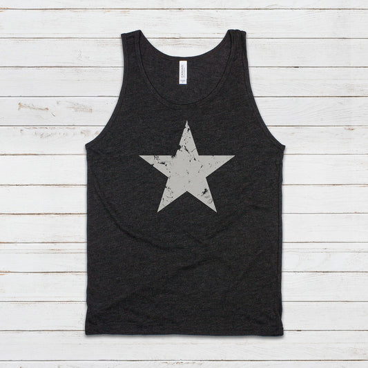 Star Ringer Tank Top Minimalist Abstract Geometric Skater Fashion Retro 70s 80s 90s Y2K Graphic Printed Women's Men's Ringer Vest Tee Cami