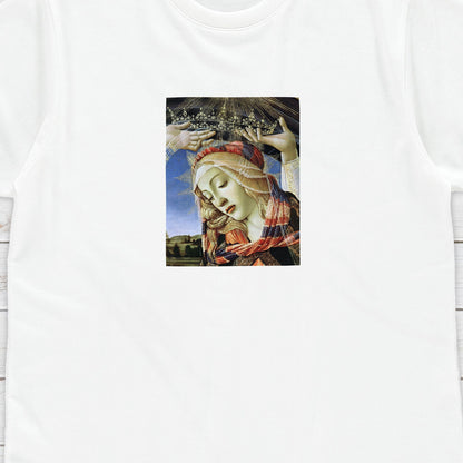 Botticelli T Shirt Madonna of the Magnificat Angel Medieval Art Quirky Aesthetic Grunge Alternative Gift Womens Mens Graphic Printed Tee Top