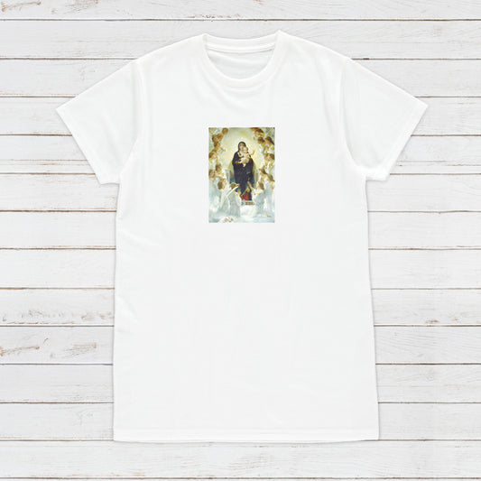 Madonna Angel T Shirt Bouguereau Baroque Rococo Art Quirky Aesthetic Grunge Alternative Gift Cute Pretty Womens Mens Graphic Printed Tee Top