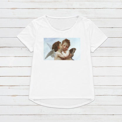 Cupid T Shirt L'Amour and Psyché Bouguereau Baroque Rococo Art Quirky Aesthetic Grunge Alternative Gift Cute Pretty Womens Mens Printed Tee