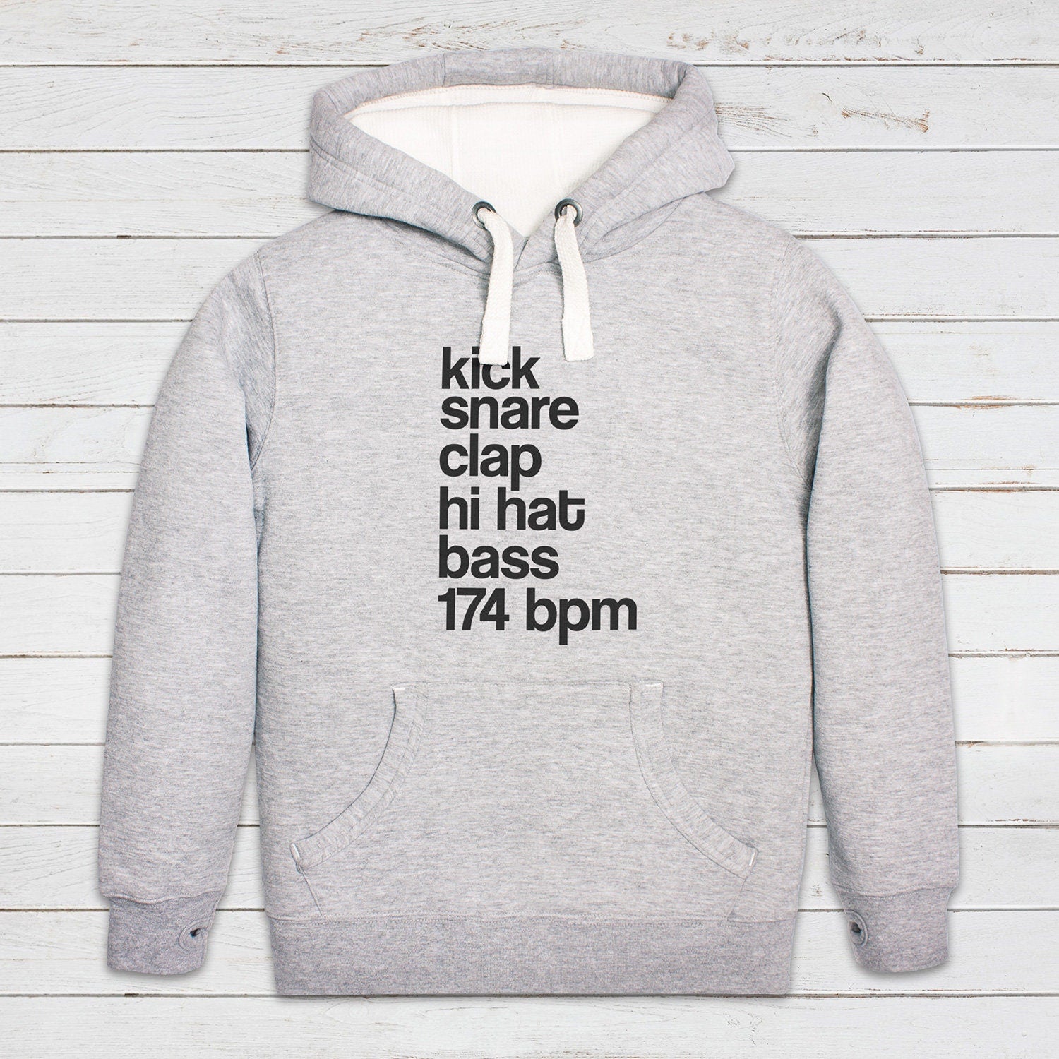 Kick Snare Hoodie Drum and Bass DnB EDM Synthesizer Synth Rhythm Machine Dubstep Junglist Neurofunk Women Mens Sweatshirt Printed Hooded Top