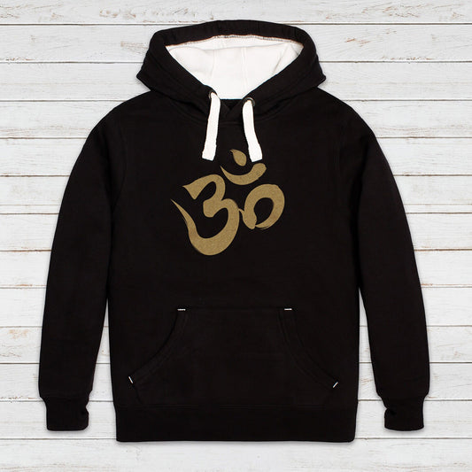Om Ohm Aum Hoodie Sanskrit Writing Calligraphy Namaste Mandala Hamza Hamsa Yoga Zen Mindfulness Womens Mens Sweatshirt Printed Hooded Top
