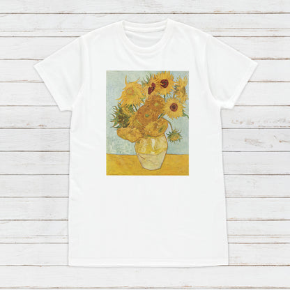 Sunflowers T Shirt Van Gogh Impressionist Classical Art Flowers Floral Aesthetic Pretty Soft Grunge Gift Womens Mens Graphic Printed Tee Top