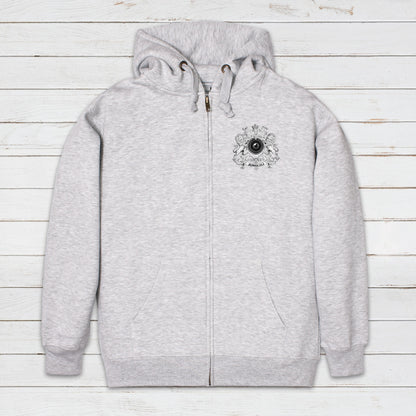 Junglist Coat Of Arms Logo Zip Up Hoodie Jungle Crest Drum and Bass & Synth Music Producer Sweatshirt Gifts for Men Mens Womens Hooded Top