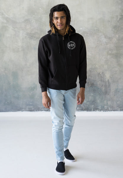 Drum and Bass Alliance Logo Zip Up Hoodie Jungle Junglist & Synth DnB EDM DJ Music Producer Sweatshirt Gifts for Men Mens Womens Hooded Top