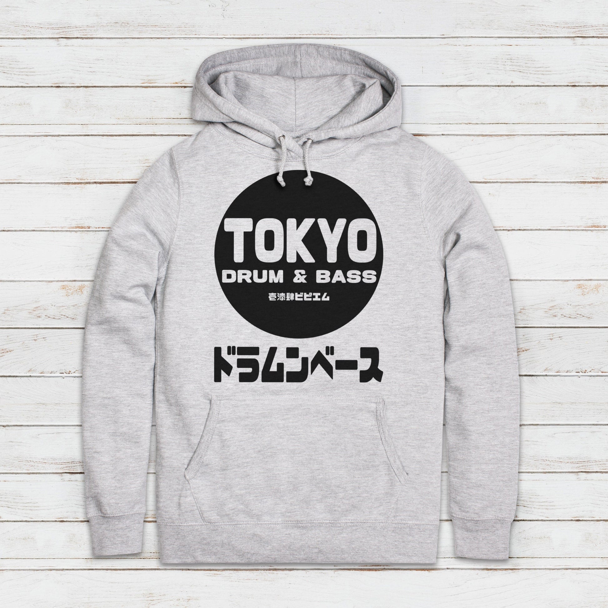 Tokyo Drum & Bass Hoodie Japanese Japan Streetwear Jungle Junglist Synth Music Sweatshirt Gifts for Her Sweatshirt Womens Girls Hooded Top