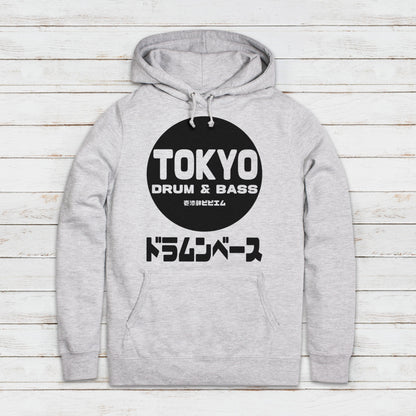 Tokyo Drum & Bass Hoodie Japanese Japan Streetwear Jungle Junglist Synth Music Sweatshirt Gifts for Her Sweatshirt Womens Girls Hooded Top