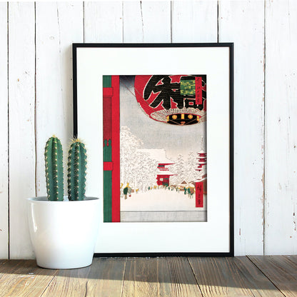 Japanese Ukiyo-e Art Greeting Cards Set of 10 - Christmas Card Xmas New Year Winter Woodblock Print Aesthetic Hiroshige Hokusai Haiku Basho
