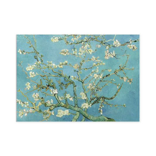 Impressionist Wall Art Print Poster Japanese Style Vincent Van Gogh Almond Sakura Blossom Beautiful Floral Flowers Impressionism Painting A3