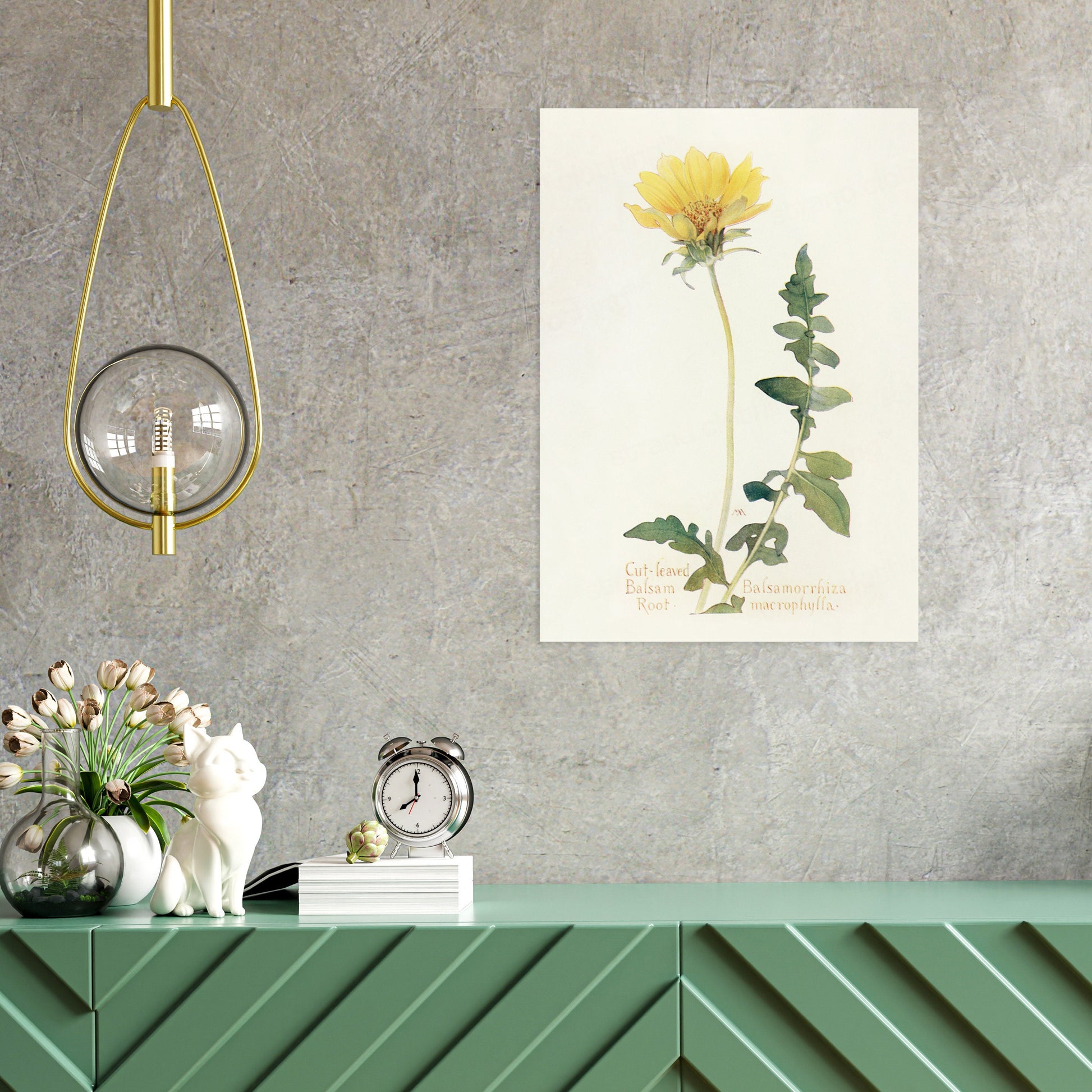 Antique Botanical Art Print Poster Vintage Wall Art Flowers Floral Nature Drawing Leaf Plant Illustration Victorian Edwardian Beautiful A3