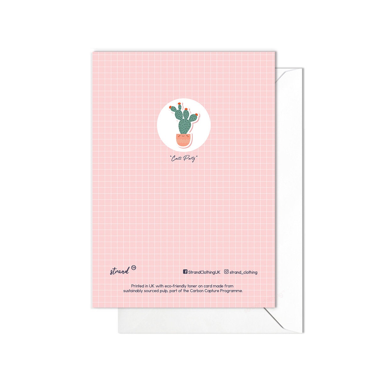 Happy Birthday Greeting Card Print Kawaii Cute Japanese Aesthetic Cactus Cacti with Faces Funny Anime Manga Art Unique Succulents Palm - C14