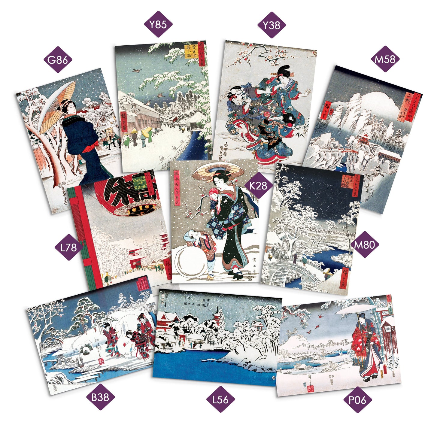 Greeting Cards Mix & Match Bundle - Card Set of 5 10 Happy Birthday Christmas Vintage Wedding Any Occasion Japanese Kawaii Cute Mix Pack