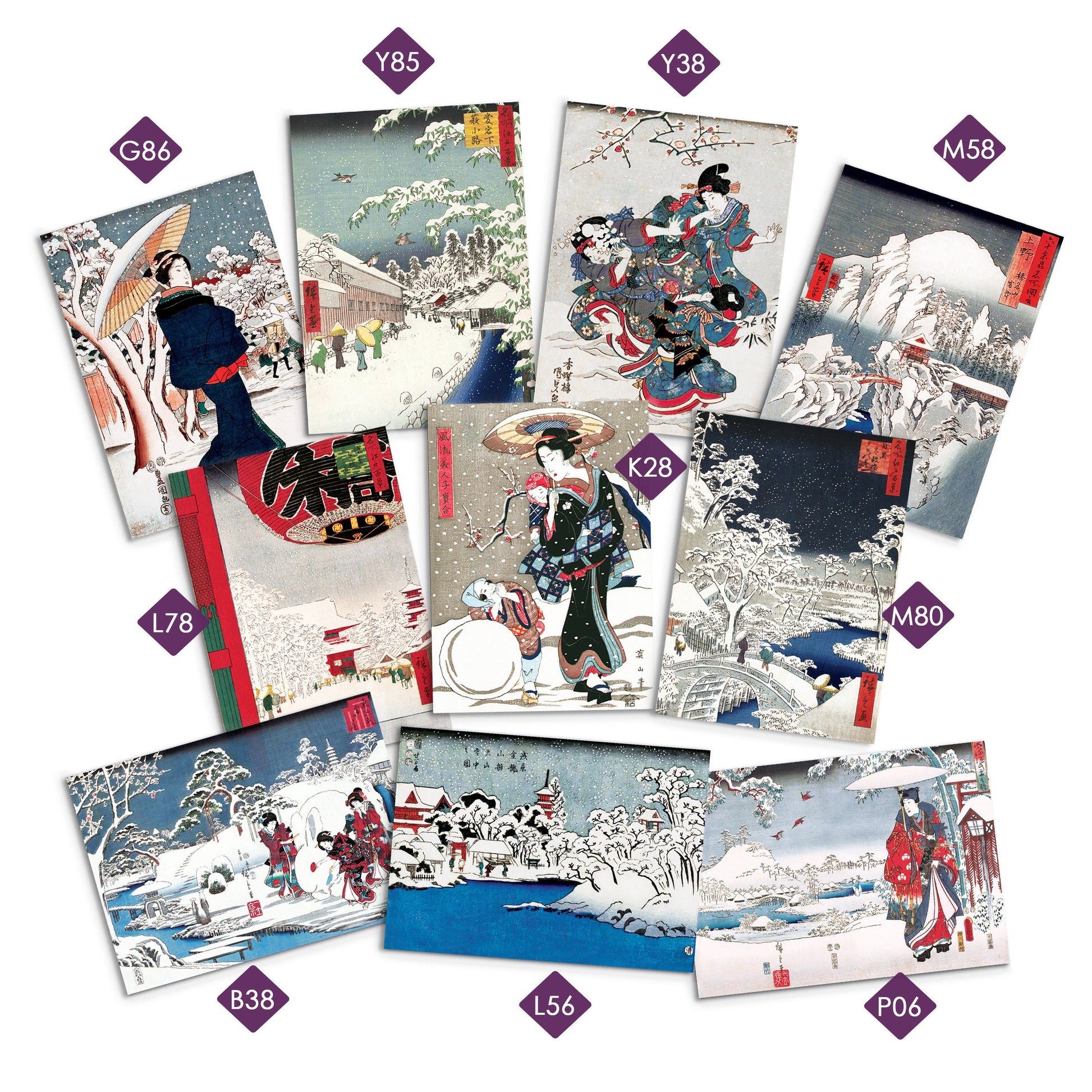 Greeting Cards Mix & Match Bundle - Card Set of 5 10 Happy Birthday Christmas Vintage Wedding Any Occasion Japanese Kawaii Cute Mix Pack