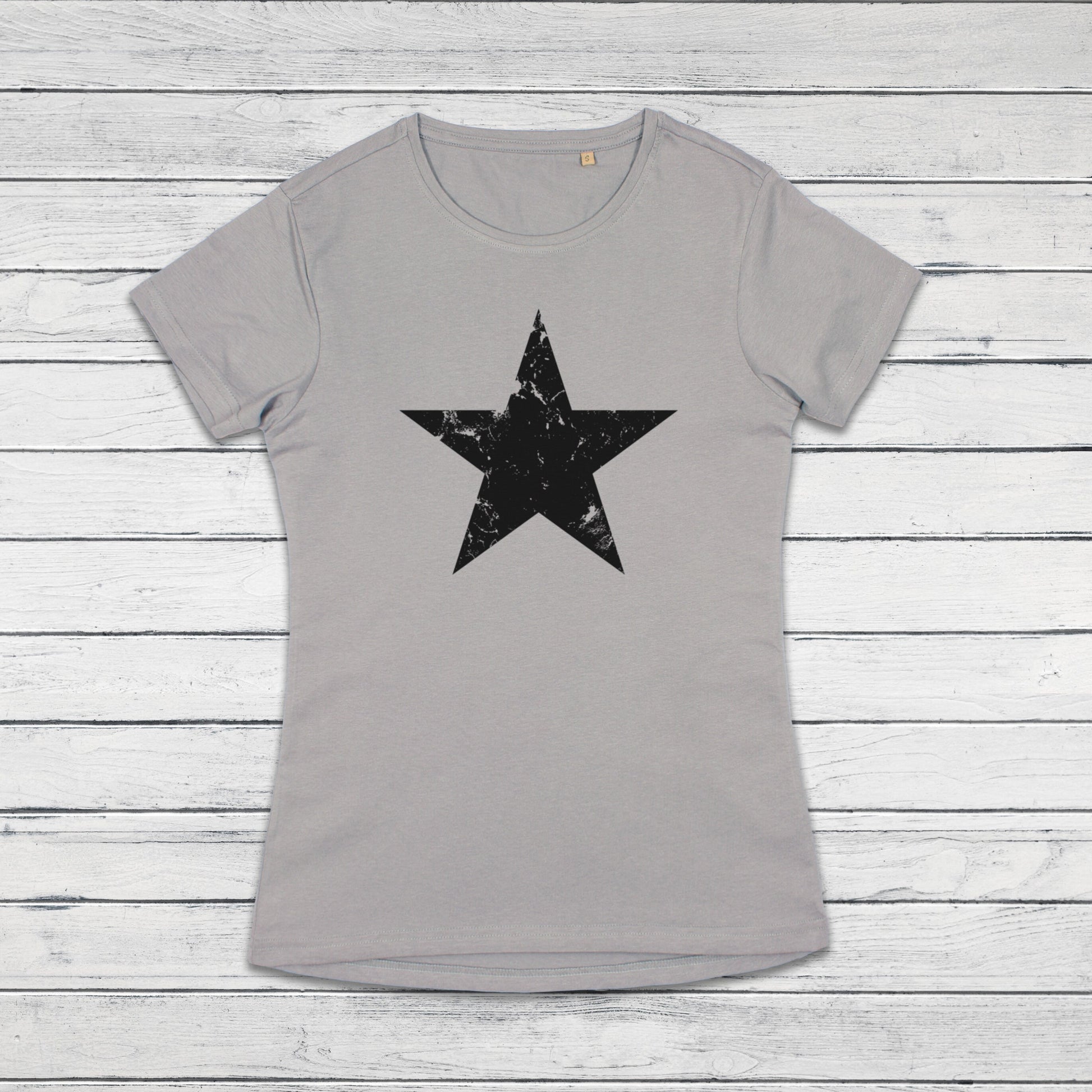 Black Red Star T Shirt Minimalist Abstract Geometric Streetwear Skater Retro Graphic Design 70s 90s Y2K Yoga Gym Girls Womens Printed Tee