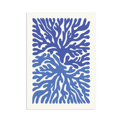 Abstract Art Print Poster Wall Home Decor Modern Contemporary Underwater Ocean Original Unique Scandi Beautiful Minimal Organic Mid-century