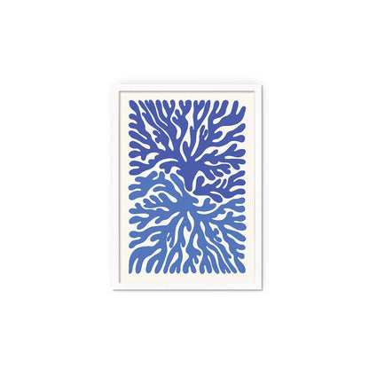 Framed Abstract Art Print Poster Wall Home Decor Modern Contemporary Underwater Ocean Original Unique Beautiful Minimal Organic Mid-century