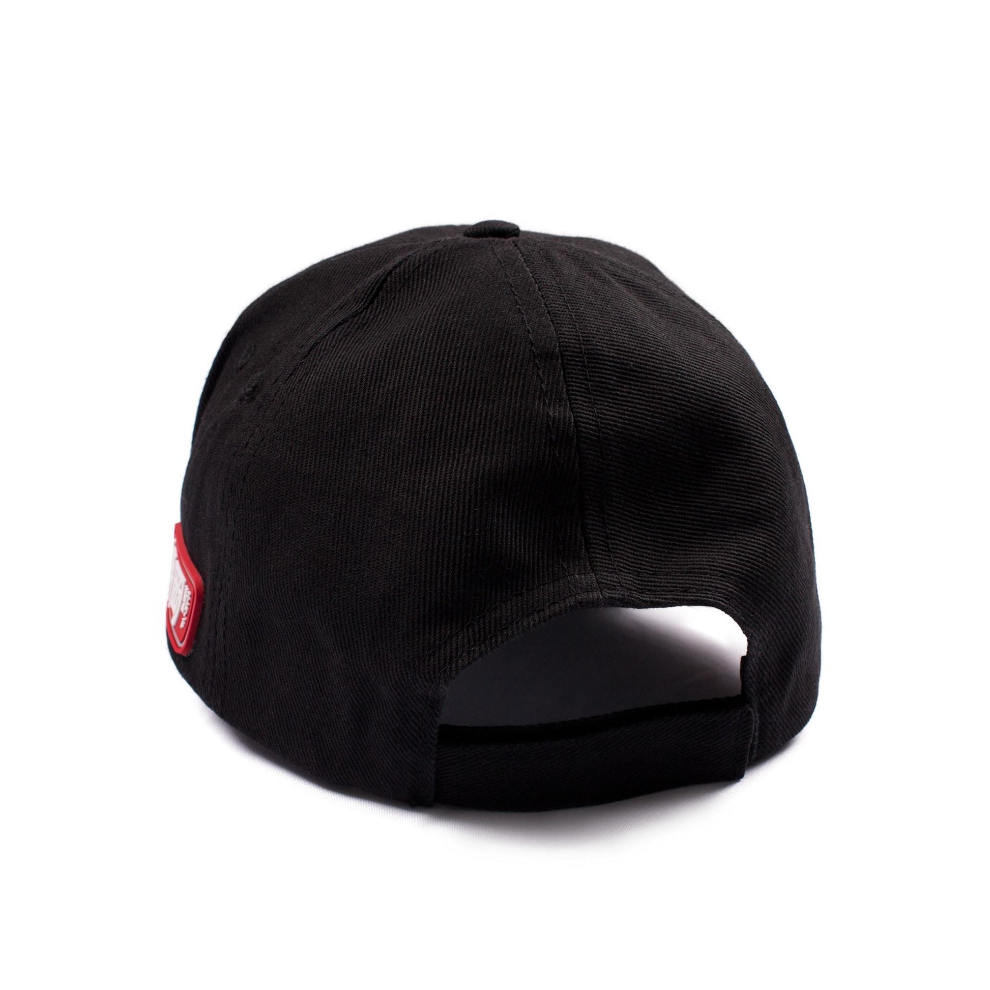 Classic Black Baseball Cap with Japanese Vinyl Applique - Retro Vintage Mens Womens Black Kuroi Hat Japan Aesthetic Streetwear 70s 80s 90s