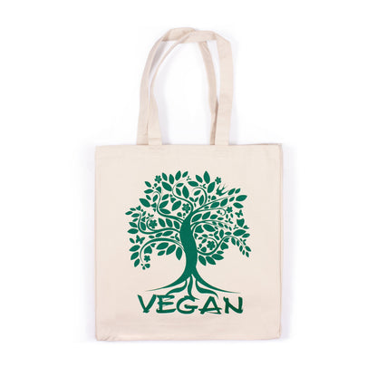 Vegan Treet Of Life Tote Bag Slogan Pretty Activist Planet Earth Climate Change Cotton Canvas Tote Shopper Bag Printed Eco Friendly Market