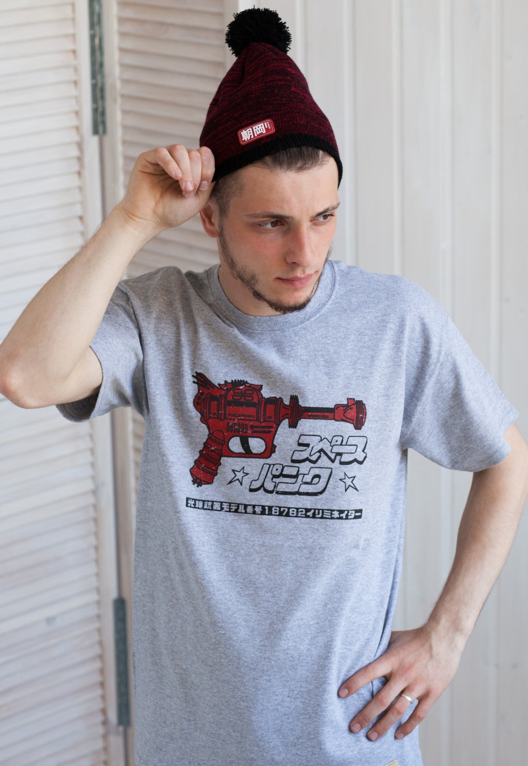 Japanese Ray Gun T Shirt Blaster Phaser Zap Laser Japan Tokyo Sci Fi Space Cowboy Retro Kawaii Anime Manga Cosplay Mens Womens Printed Tee