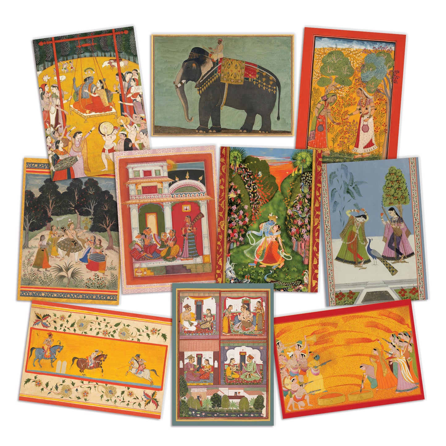 Indian Miniature Painting Art Greeting Cards – Set of 10