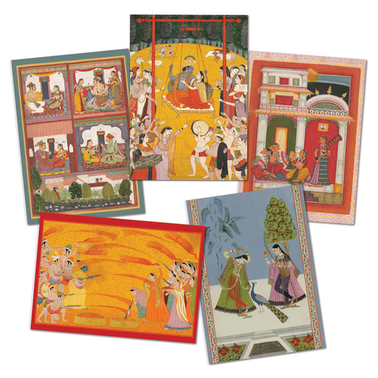 Indian Miniature Painting Art Greeting Cards – Set of 5 | Collection 1